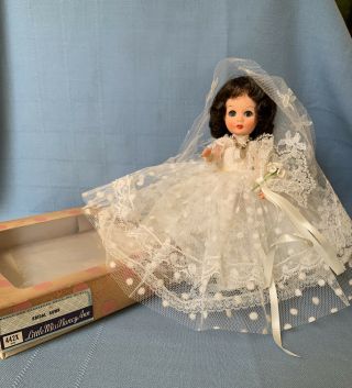 Vintage Little Miss Nancy Ann Bridal Gown 442x (no Doll) Storybook Dolls