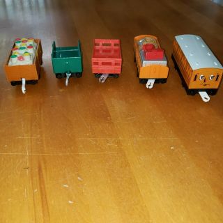 Tomy Thomas The Train Trackmaster Cars.  Clarabel,  Paint,  Equipment And Wagons.