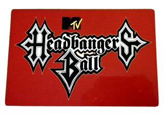Headbangers Ball - Beer - Drinking - Mancave - Homebar 8x12 " Metal Sign