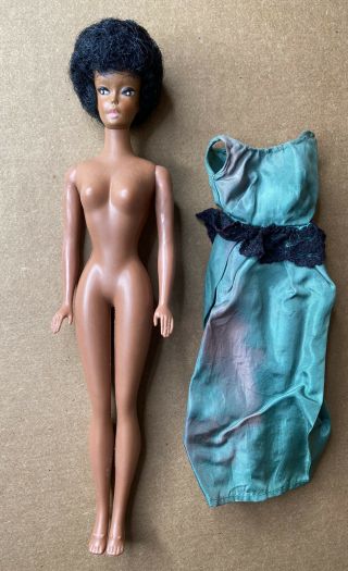 Vintage Barbie Clone African American Doll Uneeda Wendy Bonnie Bubble Hair