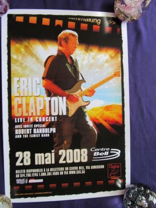 Eric Clapton Live In Concert Tour Poster 28th May 2008 (46 X 31 Cm)