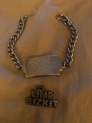 Limp Bizkit Necklace Pendant And Wristband