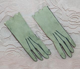 Lovely Antique Leather Gloves For Your Fashion Doll