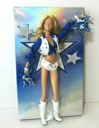 Dallas Cowboys Cheerleaders Barbie Doll Blonde Hair Mattel