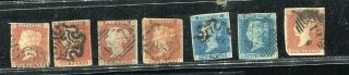 Ap514) Great Britain Classic Stamps One And Two Penny No Res