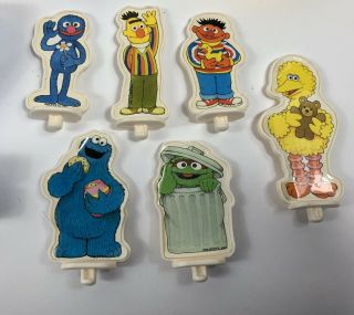 6 Playskool Sesame Street Alphabet Roadway Replacement People Characters