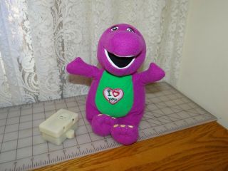 Barney Plush Singing " I Love You " Song 9 Inches 2011 Lyons