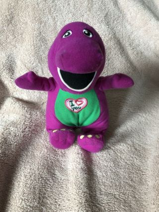 2013 Lyons Singing Barney 9 " Plush " I Love You " Song Great&great