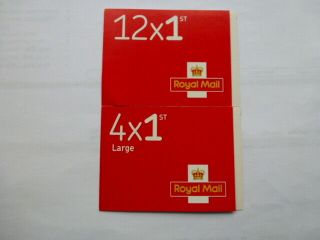 1 Book 12 X 1st Class & 1 X 4 Large 1st Class Stamps
