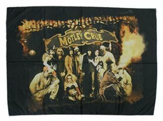 Motley Crue Textile Poster Fabric Flag Circus