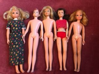 Vintage “skipper,  Friends Doll Lot” - Tlc - Mattel