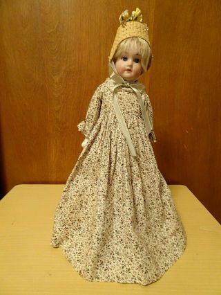 Antique Kley - Hahn Bisque Shoulder Head Mold Doll 14 "