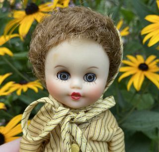 Vintage 50s 8 " Baby Ginger Doll By Cosmopolitan