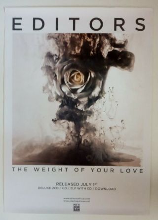 Editors - The Weight Of Your Love - Promo Poster