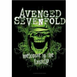 Avenged Sevenfold Welcome To The Family Textile Poster Fabric Flag