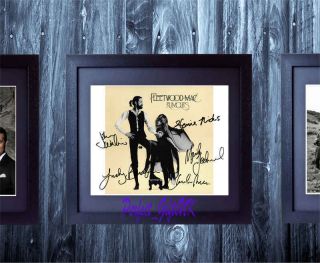 Fleetwood Mac Rumours PP Signed Autographed Framed Photo/Box Canvas Print 2