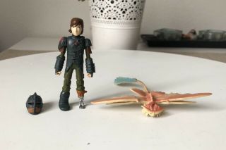 How To Train Your Dragon Hiccup 2014 3” & Dragon 2013 Mini Figure Toy