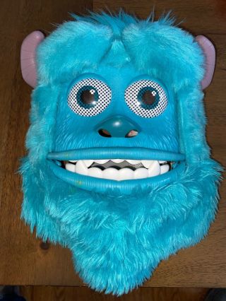 Disney Pixar Monsters Inc Sully Mask Halloween Costume - Moving Mouth/eyebrows