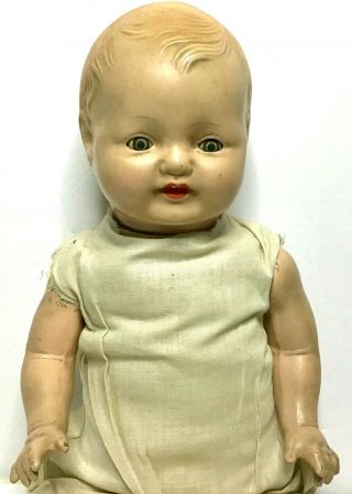 Regal Antique 1930’s Composition 17 " Baby Doll W Sleep Eyes