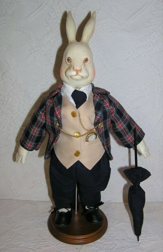 Martha Chase Alice In Wonderland White Rabbit Doll - Strong Museum - 1998