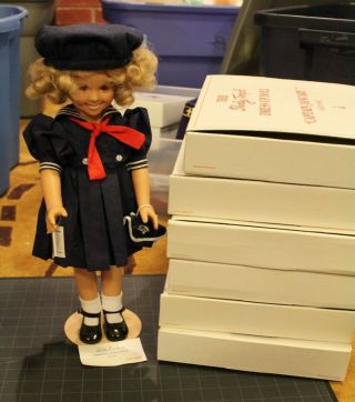 Shirley Temple Dress - Up Doll With Boxes,  Stand Plus 6 Outfits