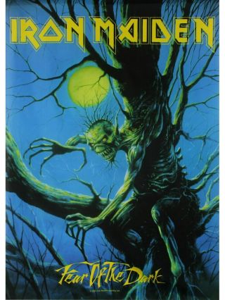Iron Maiden Textile Poster Fabric Flag Fear Of The Dark