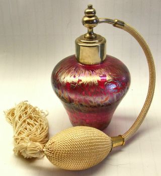 Royal Brierley Studio Range Iridescent Glass Perfume Bottle / Atomiser