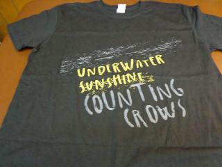 Counting Crows Underwater Sunshine Concert Tour T - Shirt Xl T0