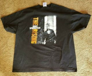 Official Bruce Springsteen The Rising Tour 2002 T - Shirt Tee Sz 2xl Xxl