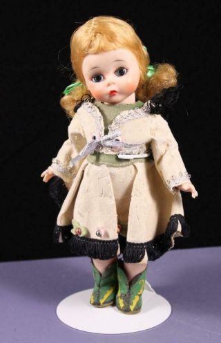 Rare Madame Alexander - Kins Wendy Bk Doll In 1955 Wendy Goes To The Rodeo 484