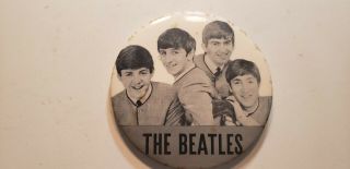 Vintage The Beatles Pin Back Button