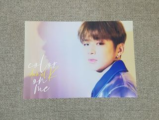 K - Pop Kang Daniel 1st Mini Album [color On Me] Official Poster