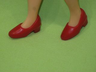 Rare Vintage Kenner 1972 Blythe Doll High Heel Shoes Pair Roaring Red