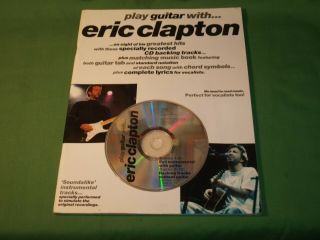 Play Guitar With Eric Clapton Backing Tracks Cd 8 Greatest Hits Music And Lyrics