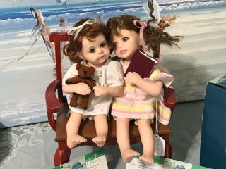 Laura Lee Wambach " Tender Moments " 2 Resin Dolls Le 117/300 Masterpiece Gallery