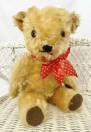 Lovely Vintage Chiltern Teddy Bear - 28cm - 11 "