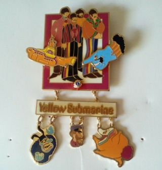 Lions Club Pins - Yellow Submarine By The Beatles