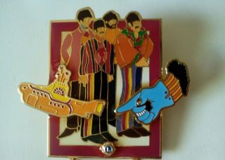 Lions club pins - YELLOW SUBMARINE by The Beatles 2