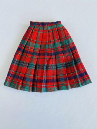 Htf Vintage Barbie Pert Skirt Plaid Skirt