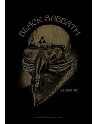 Black Sabbath U.  S.  Tour Textile Poster Fabric Flag