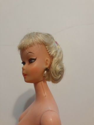 Vintage Eg Elite Babbette Wendy Clone Ponytail Barbie Doll Platinum Blonde Htf