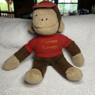 Vintage Knickerbocker 14” Curious George Plush Stuffed Animal Toy Monkey