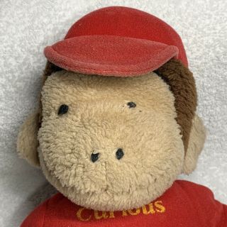 Vintage Knickerbocker 14” Curious George Plush Stuffed Animal Toy Monkey 2