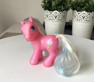 My Little Pony Cotton Candy Earth G3 2002 Pink Figure Toy Doll Hasbro
