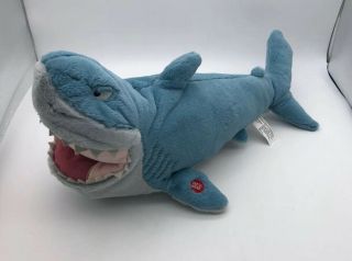 Plush Talking 19 " Bruce Shark Finding Nemo Disney Parks Pixar Stuffed Toy