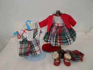 Vintage Vogue Ginny Piece From Rare Boy 880 Boxed Outfit Plus Complete Eve Set
