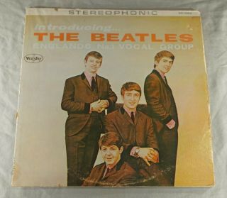 Vintage Introducing The Beatles 33 1/3 Rpm Record Album