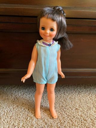 Vintage Ideal Toy Corp.  Doll From Crissy Family Growing Hair Brunette 1970 15”