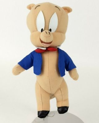 1997 Vintage Wb Looney Tunes Porky Pig Plush Stuffed Animal Toy