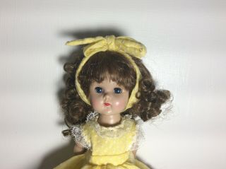 Vintage Vogue Ginny Doll,  Cute,  1950s,  Dressed In Yellow